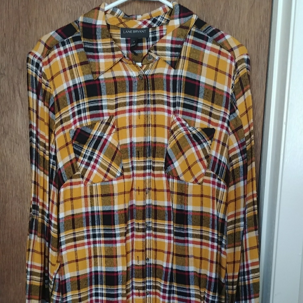 Lane Bryant flannel shirt